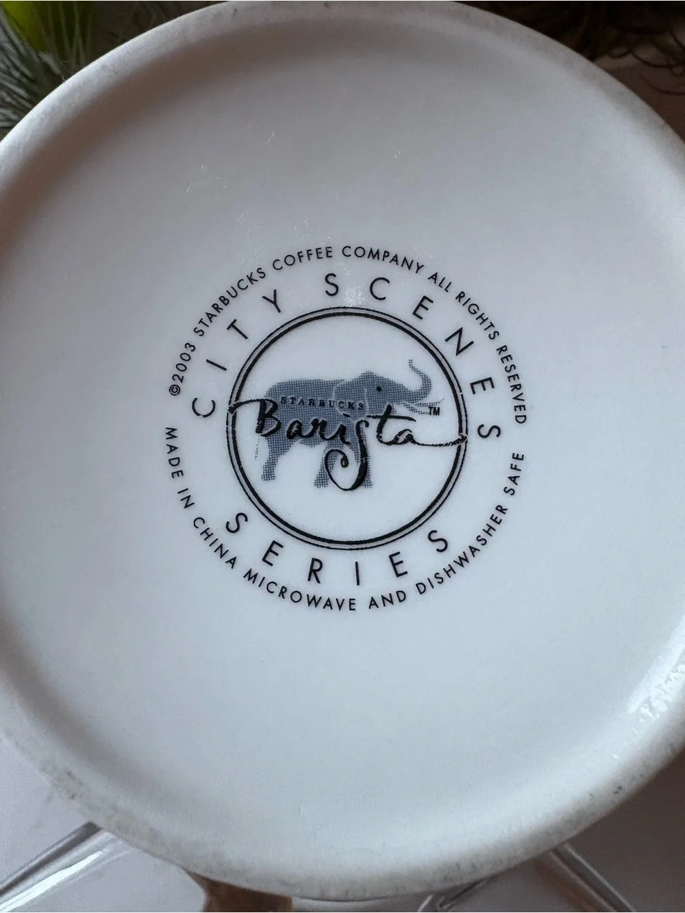 Starbucks City Scenes Series Mug 2003 San Diego CA Zoo City Balboa Coronado